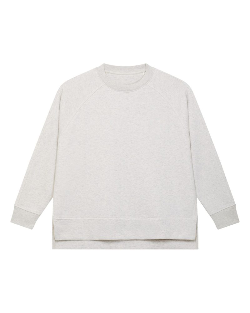 Sudadera básica Wilder Stanley Stella - Cream Heather Grey