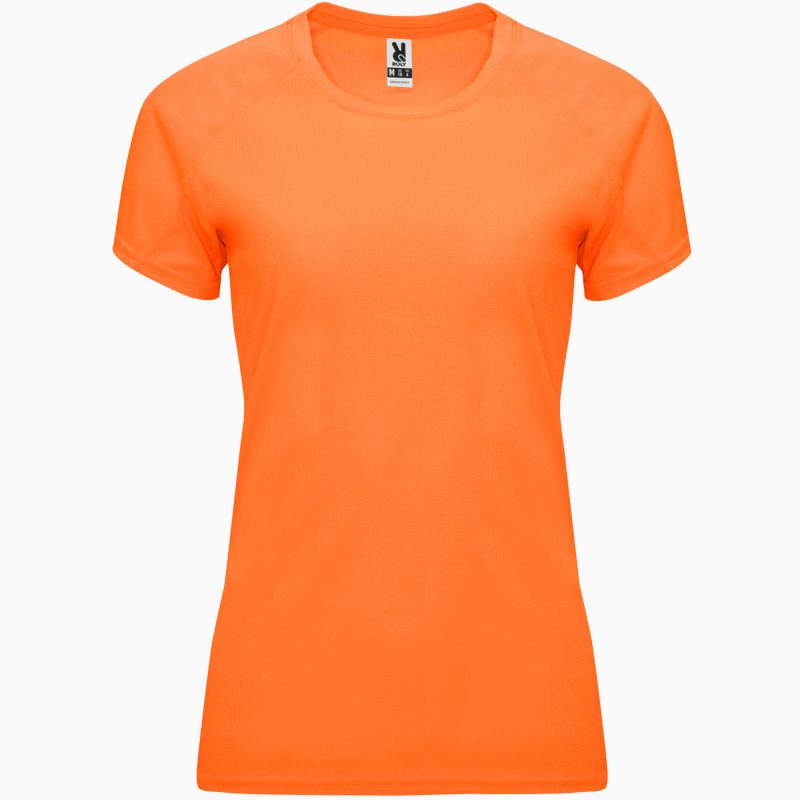 Camiseta Bahrain Woman Roly - Naranja Fluor