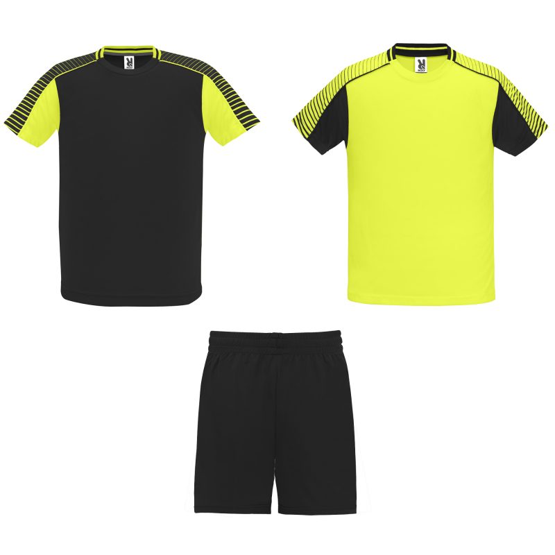 Conjunto Juve Roly - Amarillo Fluor/ Negro