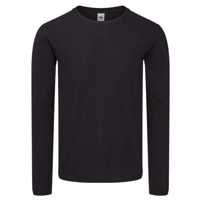 Camiseta Adulto Color Iconic Long Sleeve T Makito - Negro