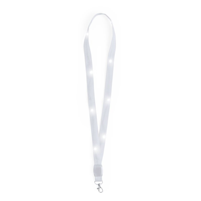 Lanyard Wilou Makito - Blanco