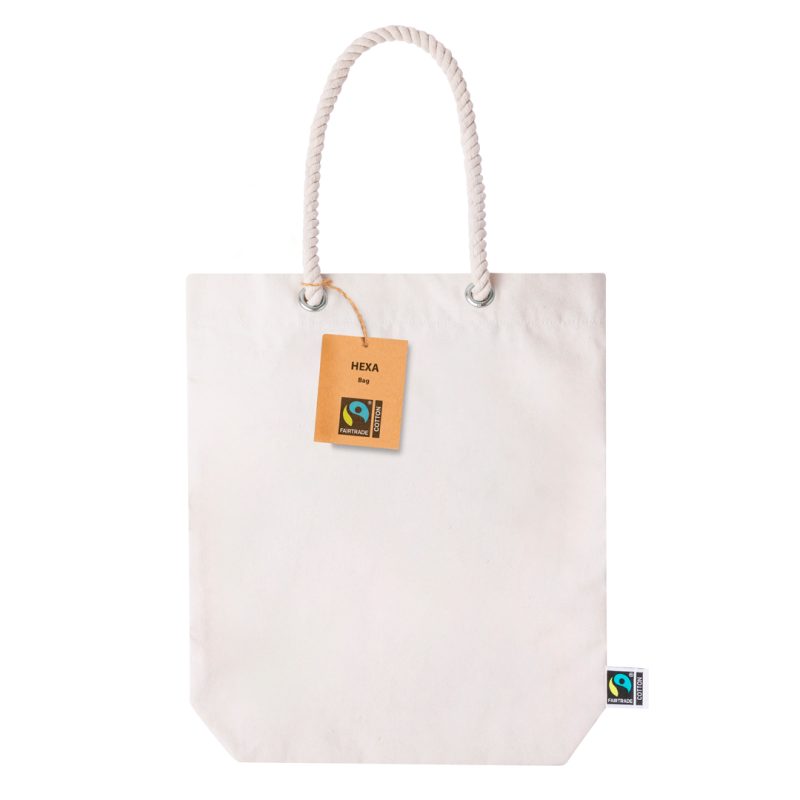 Bolsa Hexa Fairtrade Makito - Natural