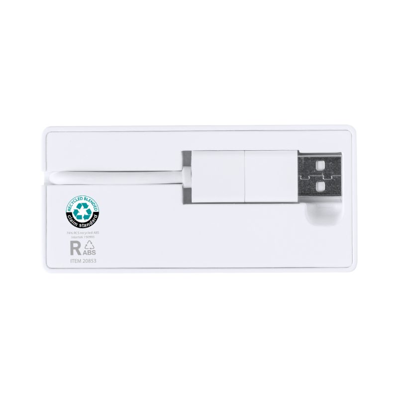 Puerto USB Nofler RCS Makito - Blanco