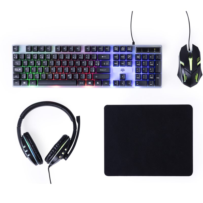 Set Gamer Thrym Makito - Negro