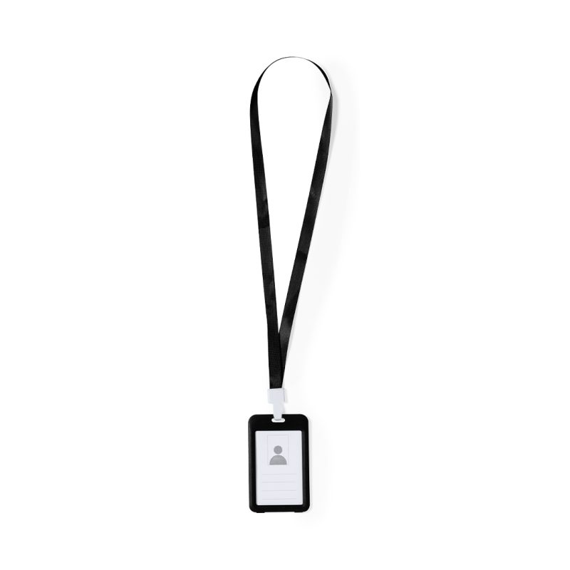 Identificador Lanyard Fleck Makito - Negro