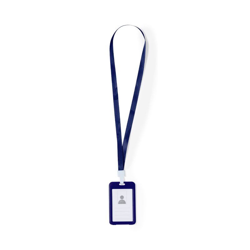 Identificador Lanyard Fleck Makito - Marino