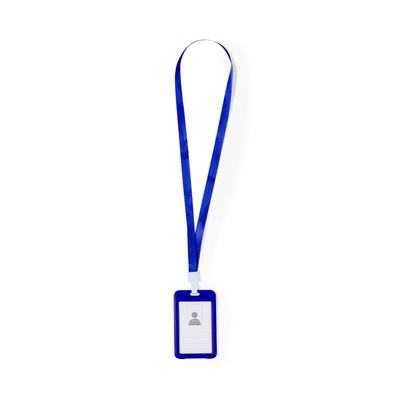 Identificador Lanyard Fleck Makito - Azul