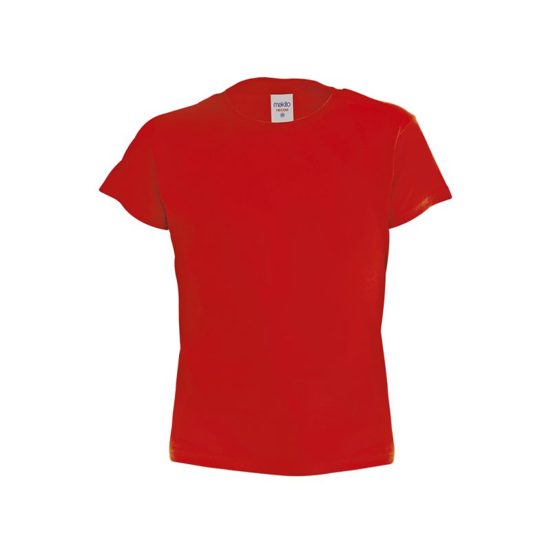 Camiseta Niño Color Hecom Makito - Rojo