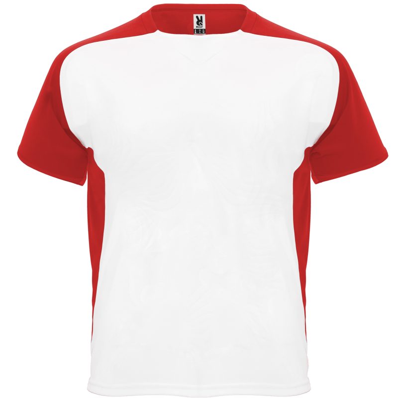 Camiseta Bugatti Roly - Blanco/Rojo