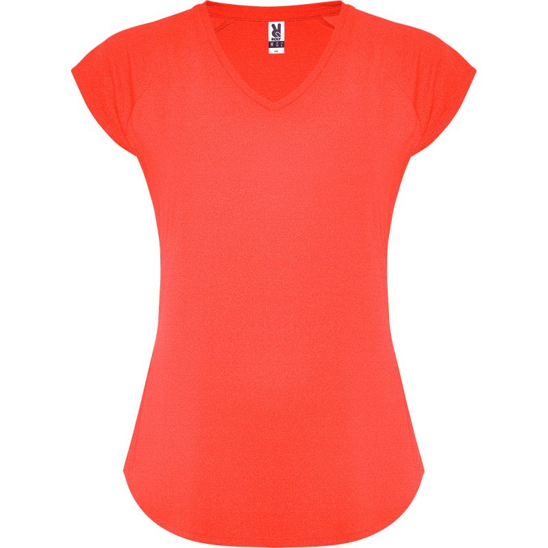 Camiseta Avus Roly - Coral Fluor