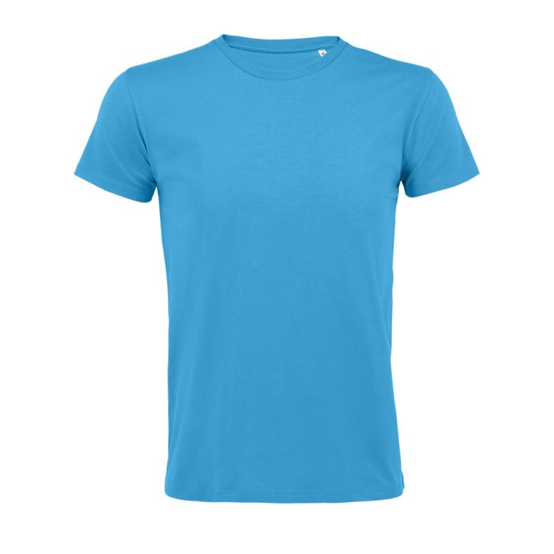 Camiseta Ajustada Hombre Cuello Redondo Regent Fit Sols - Aqua - Sols