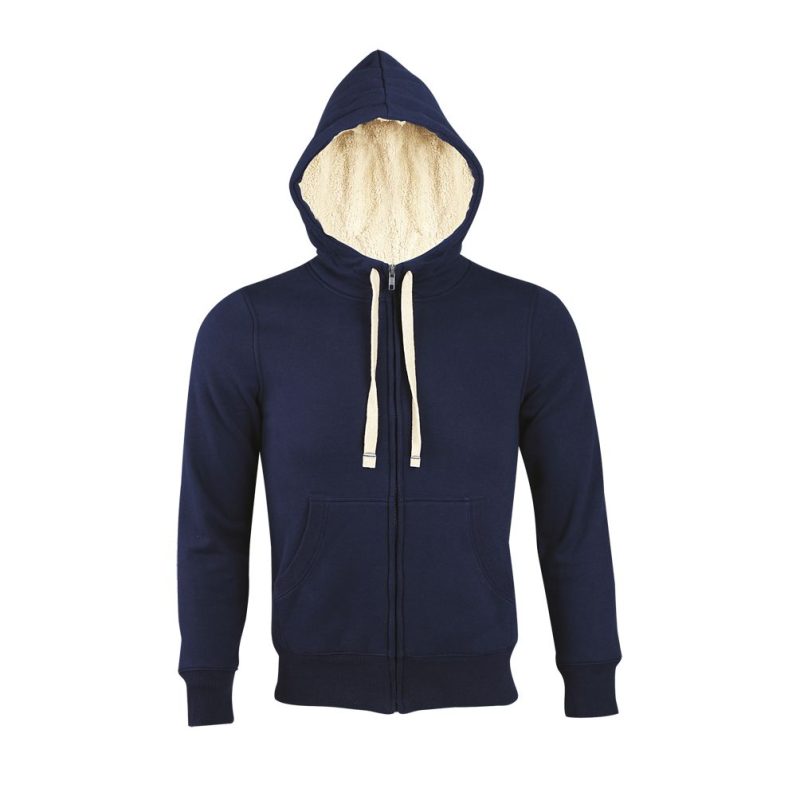 Sudadera Unisex Con Cremallera Estilo "Sherpa" Sherpa Sols - French Marino - Sols