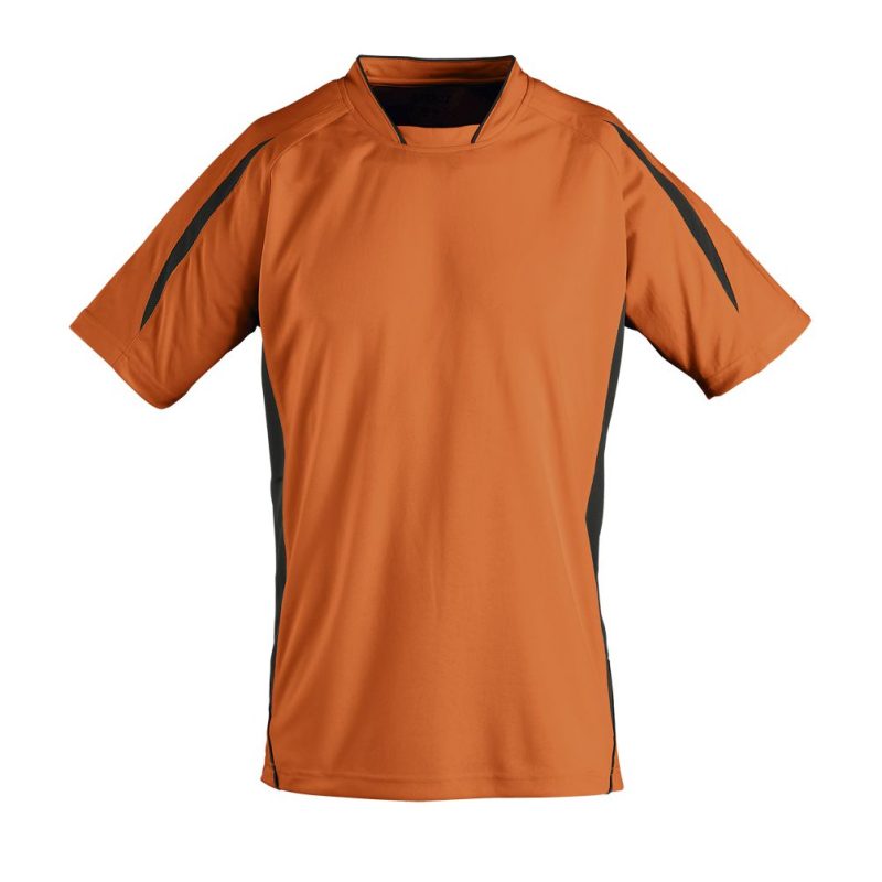 Camiseta Niño Manga Corta Maracana 2 Kids Ssl Sols - Naranja Negro - Sols