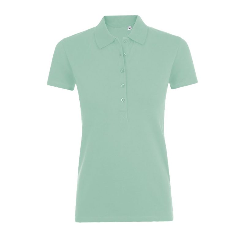 Polo Mujer Algodón - Elastano Phoenix Women Sols - Menta - Sols