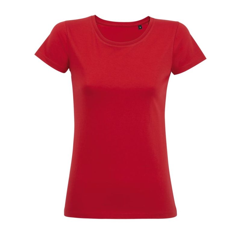 Camiseta De Manga Corta De Mujer Milo Women Sols - Rojo - Sols