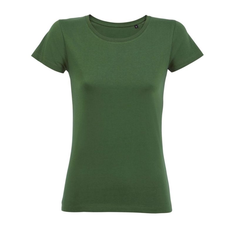 Camiseta De Manga Corta De Mujer Milo Women Sols - Verde Botella - Sols