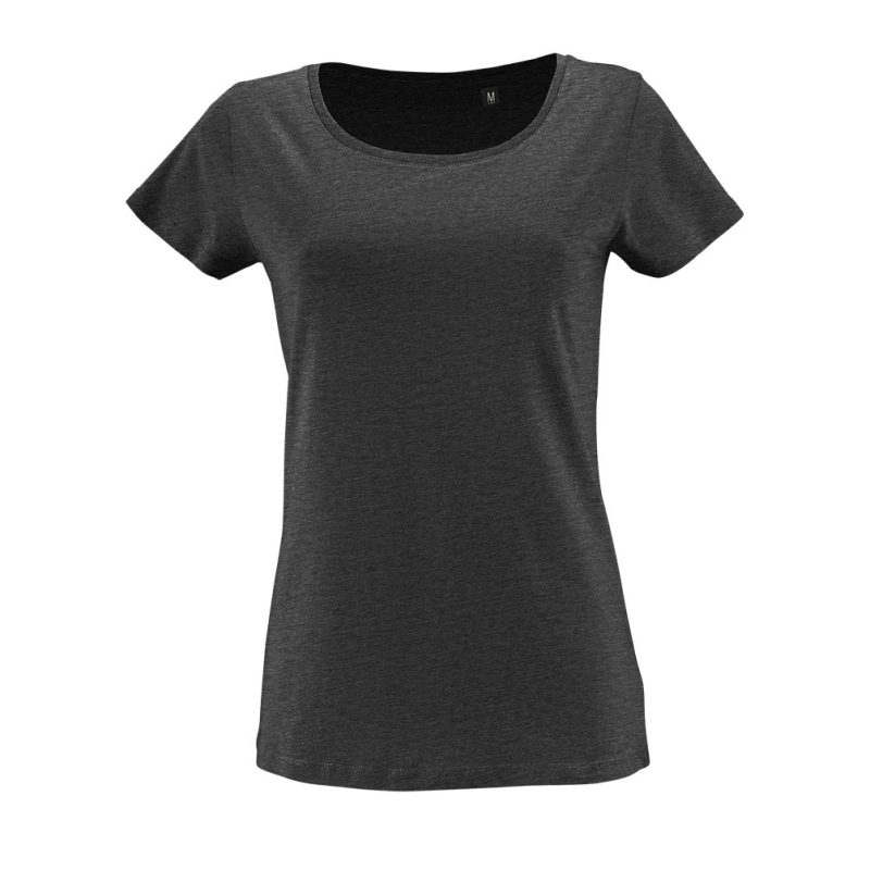 Camiseta De Manga Corta De Mujer Milo Women Sols - Antracita Mezcla - Sols