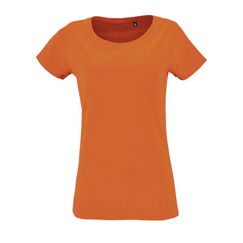 Camiseta De Manga Corta De Mujer Milo Women Sols - Naranja - Sols