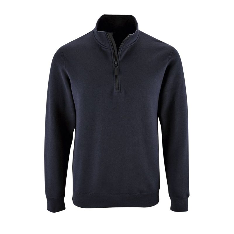 Sudadera De Hombre Con Cuello Con Cremallera Stan Sols - French Marino - Sols