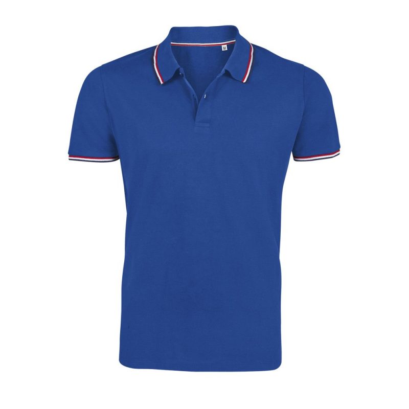 Polo Hombre Manga Corta Botones Prestige Men Sols - Azul Royal - Sols