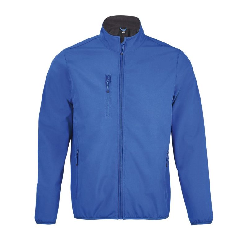 Chaqueta De Hombre Con Cremallera Softshell Radian Men Sols - Azul Royal - Sols