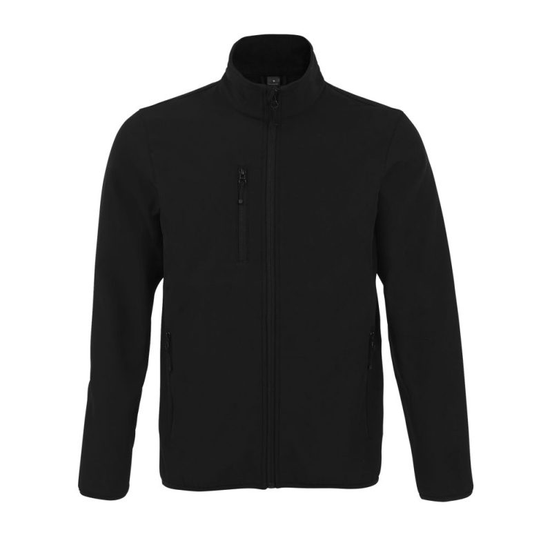 Chaqueta De Hombre Con Cremallera Softshell Radian Men Sols - Negro - Sols