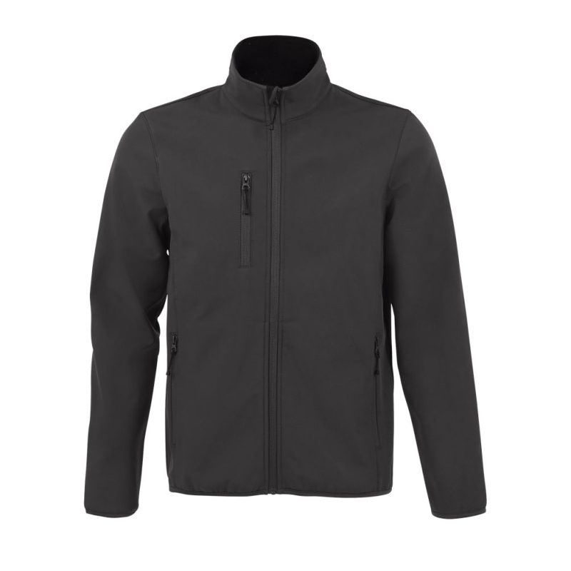 Chaqueta De Hombre Con Cremallera Softshell Radian Men Sols - Antracita - Sols