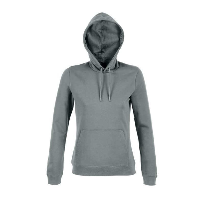 Sudadera French Terry Con Capucha Para Mujer Neoblu Nicholas Women Sols - Verde Polvo - Sols