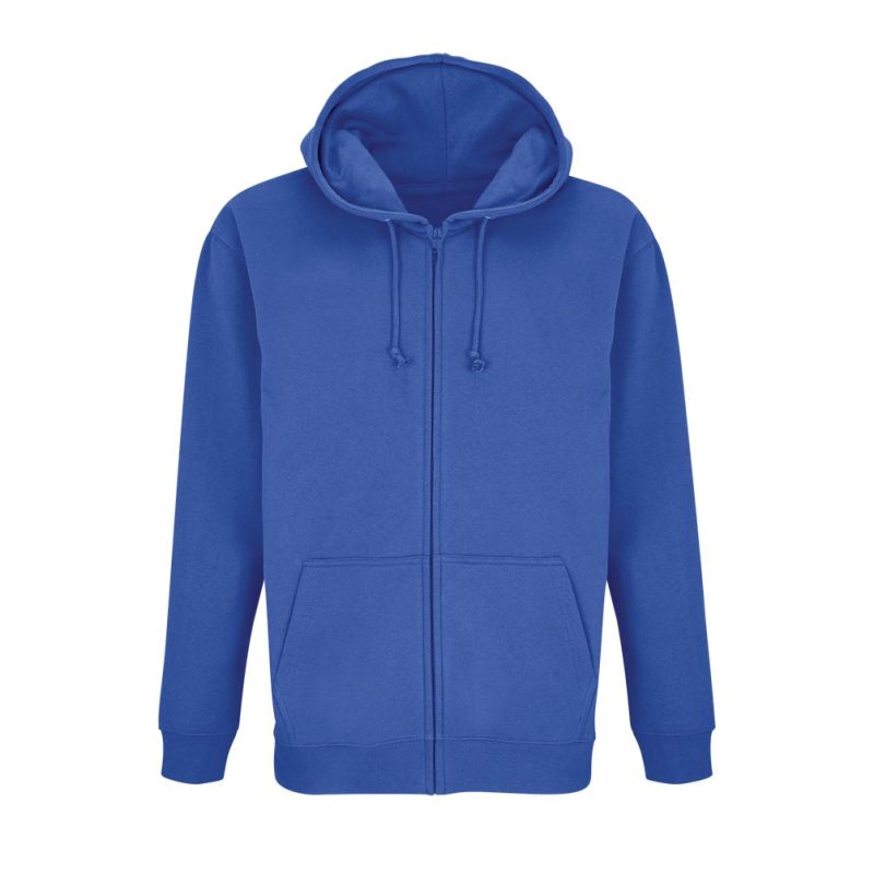 Sudadera Unisex Con Cremallera Carter Sols - Azul Royal - Sols