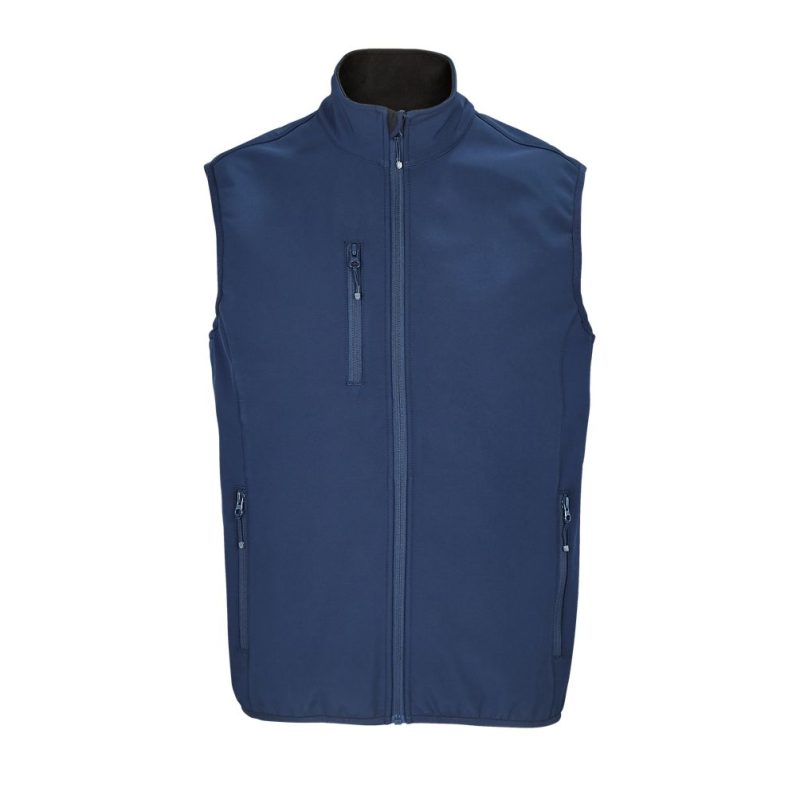 Chaleco Softshell Hombre Falcon Bw Men Sols - Azul Profundo - Sols