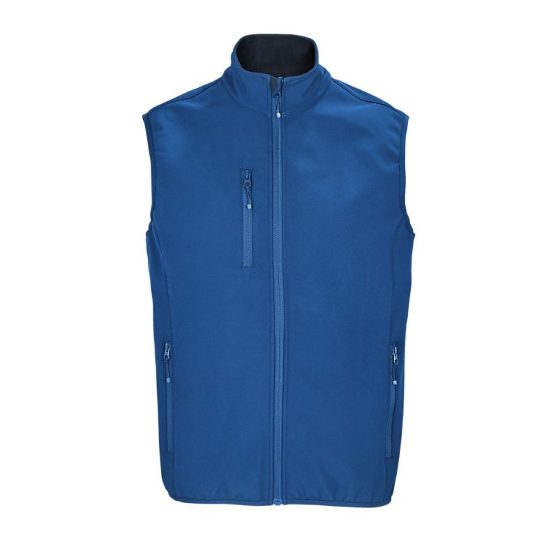 Chaleco Softshell Hombre Falcon Bw Men Sols - Azul Royal - Sols