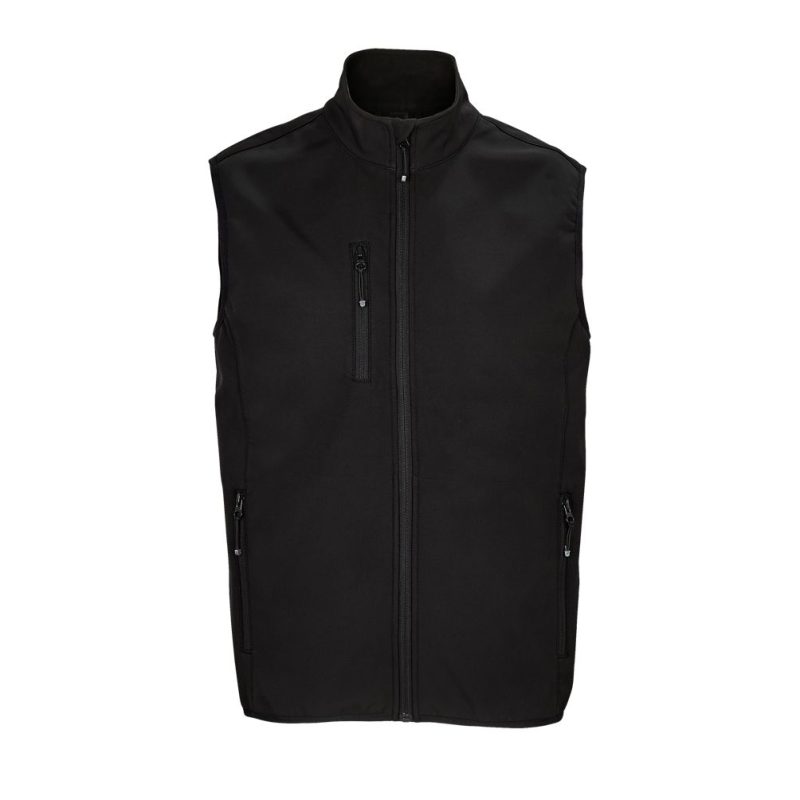 Chaleco Softshell Hombre Falcon Bw Men Sols - Negro - Sols