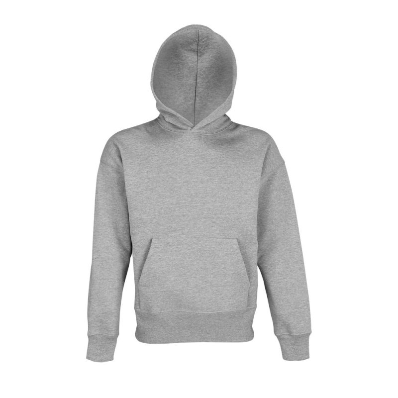 Sudadera Unisex Oversize Felpa Origin Sols - Gris Mezcla - Sols