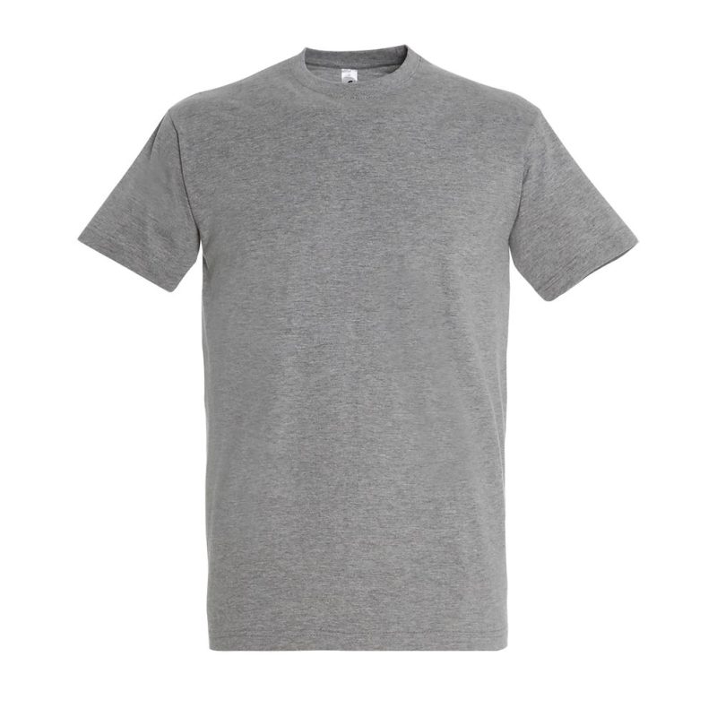 Camiseta Hombre Cuello Redondo Imperial Sols - Gris Mezcla - Sols