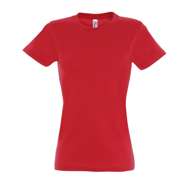 Camiseta Mujer Cuello Redondo Imperial Women Sols - Rojo - Sols