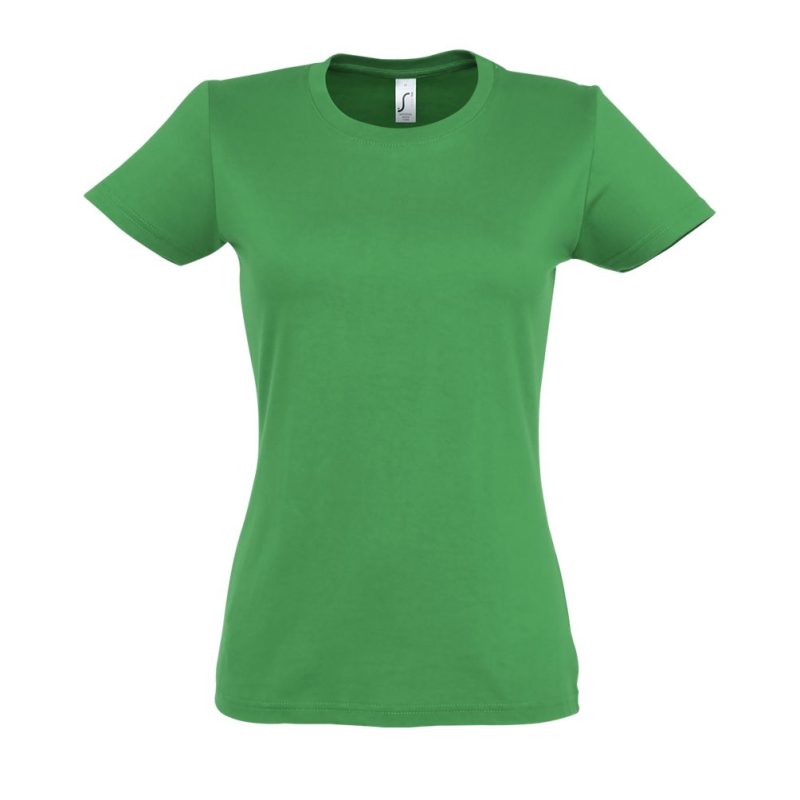 Camiseta Mujer Cuello Redondo Imperial Women Sols - Verde Pradera - Sols