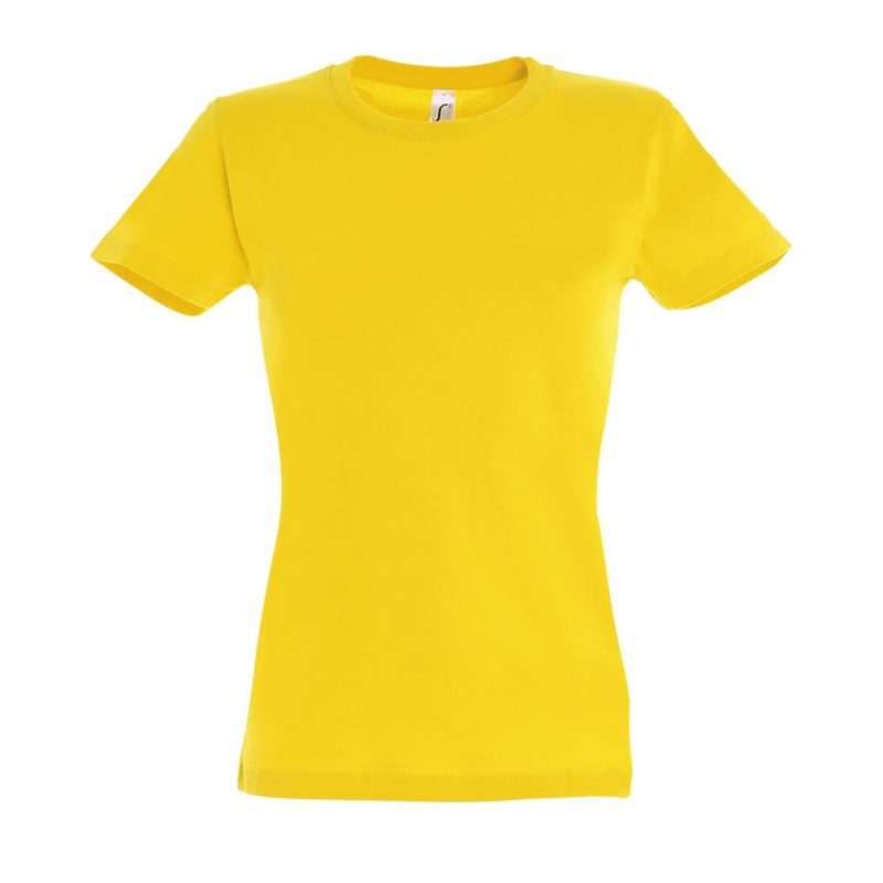 Camiseta Mujer Cuello Redondo Imperial Women Sols - Amarillo - Sols