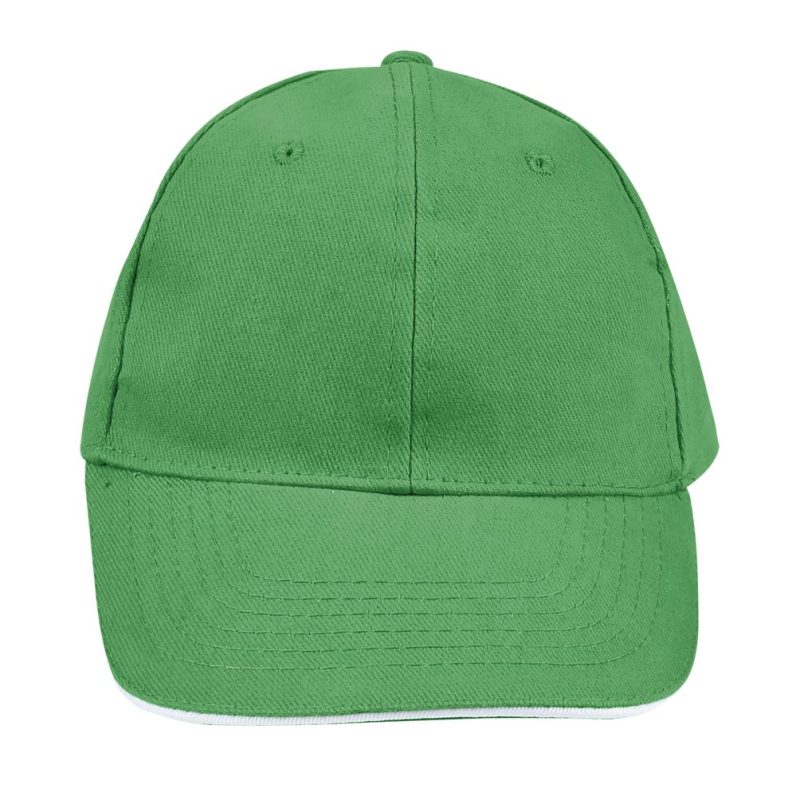 Gorra 6 Paneles Buffalo Sols - Verde Pradera Blanco - Sols