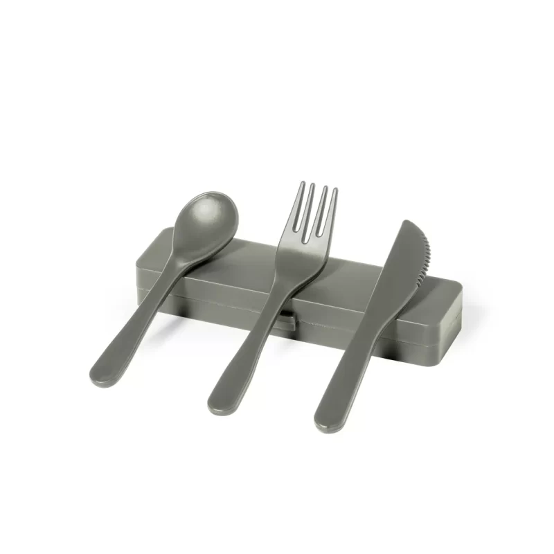 Set Cubiertos Florax Makito - Gris