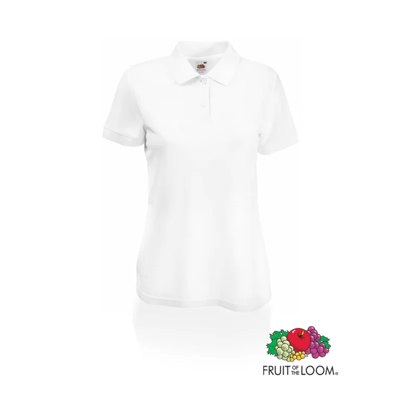 Polo Mujer 65/ 35 Makito - Blanco