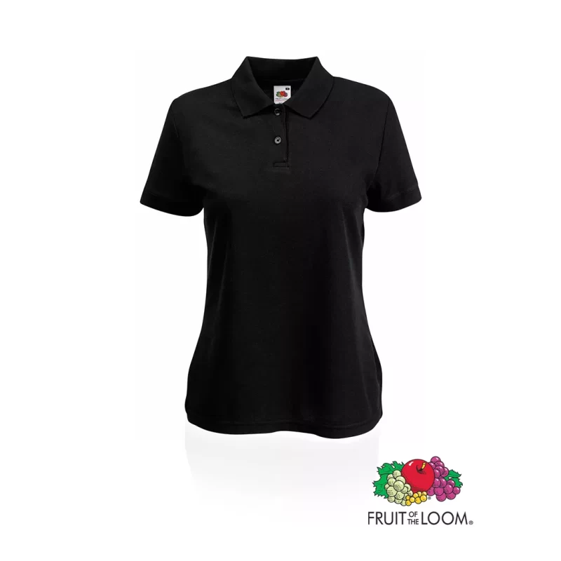 Polo Mujer 65/ 35 Makito - Negro