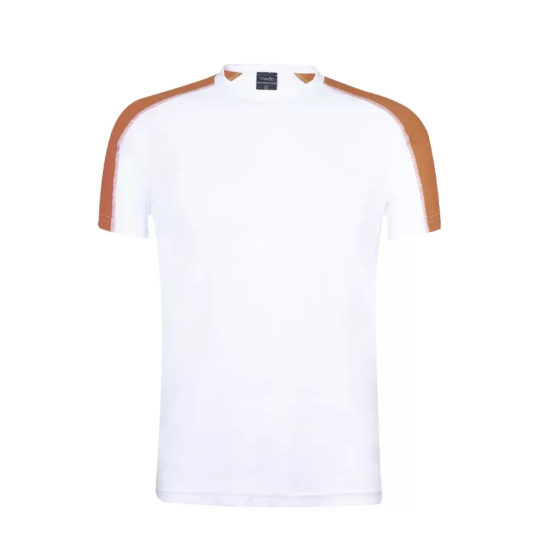 Camiseta Adulto Tecnic Dinamic Comby Makito - Naranja