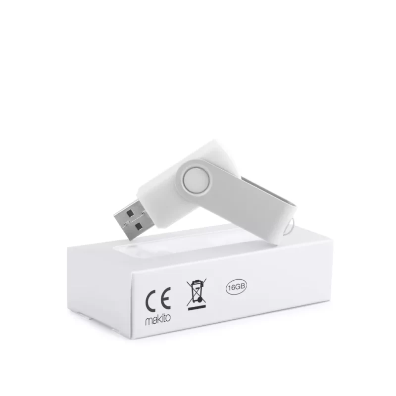 Memoria USB Survet 16Gb Makito - Blanco