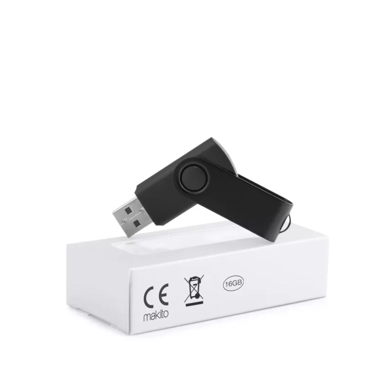 Memoria USB Survet 16Gb Makito - Negro