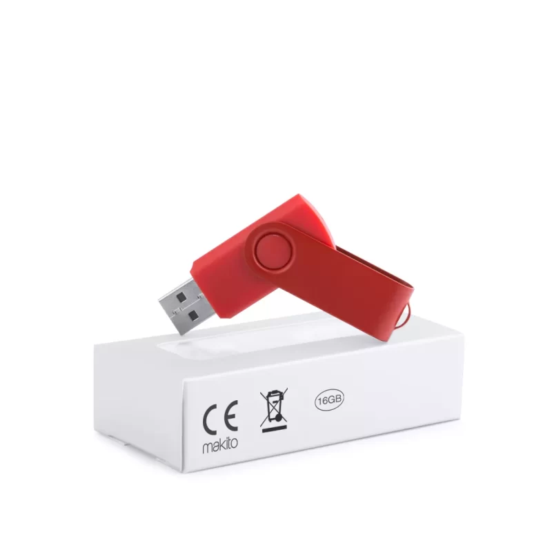 Memoria USB Survet 16Gb Makito - Rojo