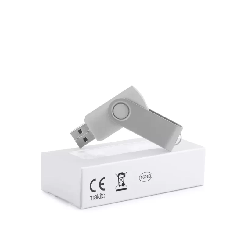 Memoria USB Survet 16Gb Makito - Plateado