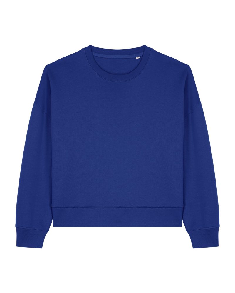 Sudadera de cuello redondo Alma Stanley Stella - Worker Blue