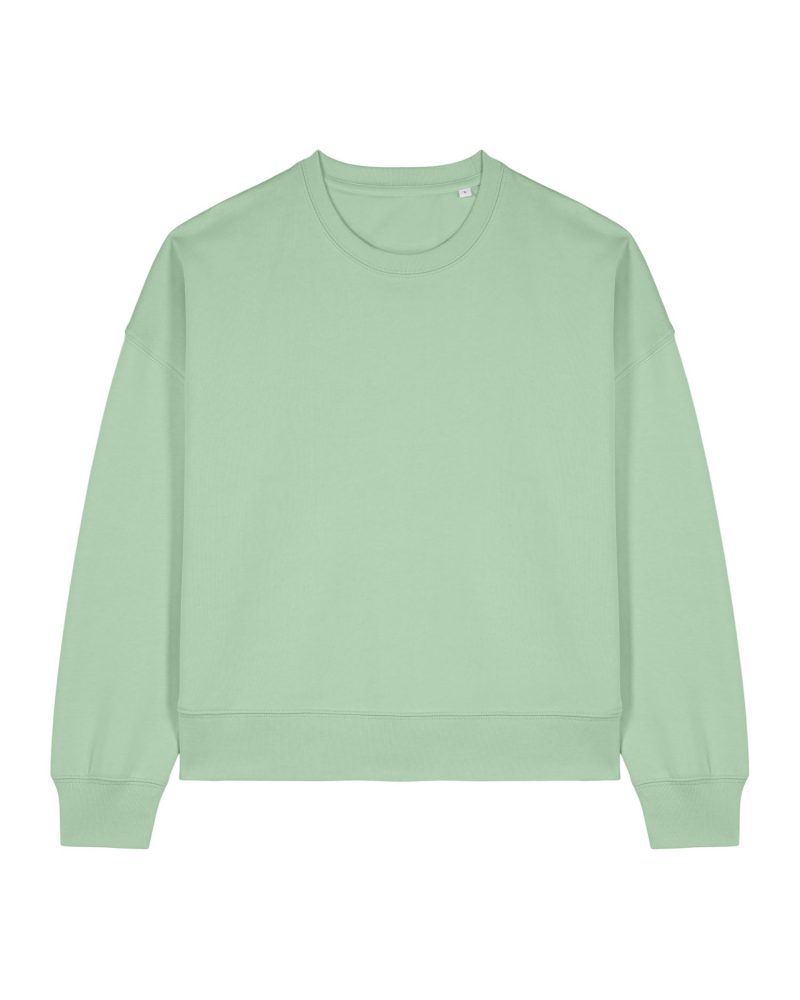 Sudadera de cuello redondo Alma Stanley Stella - Misty Jade