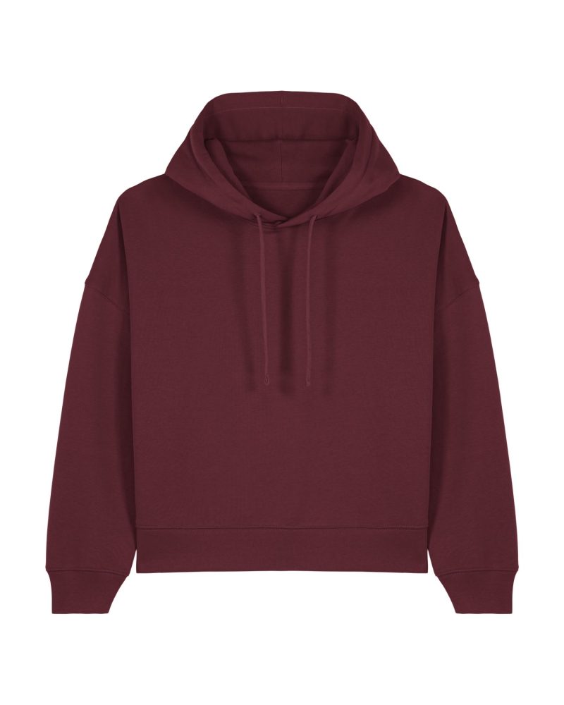 Sudadera con capucha Nora Stanley Stella - Burgundy