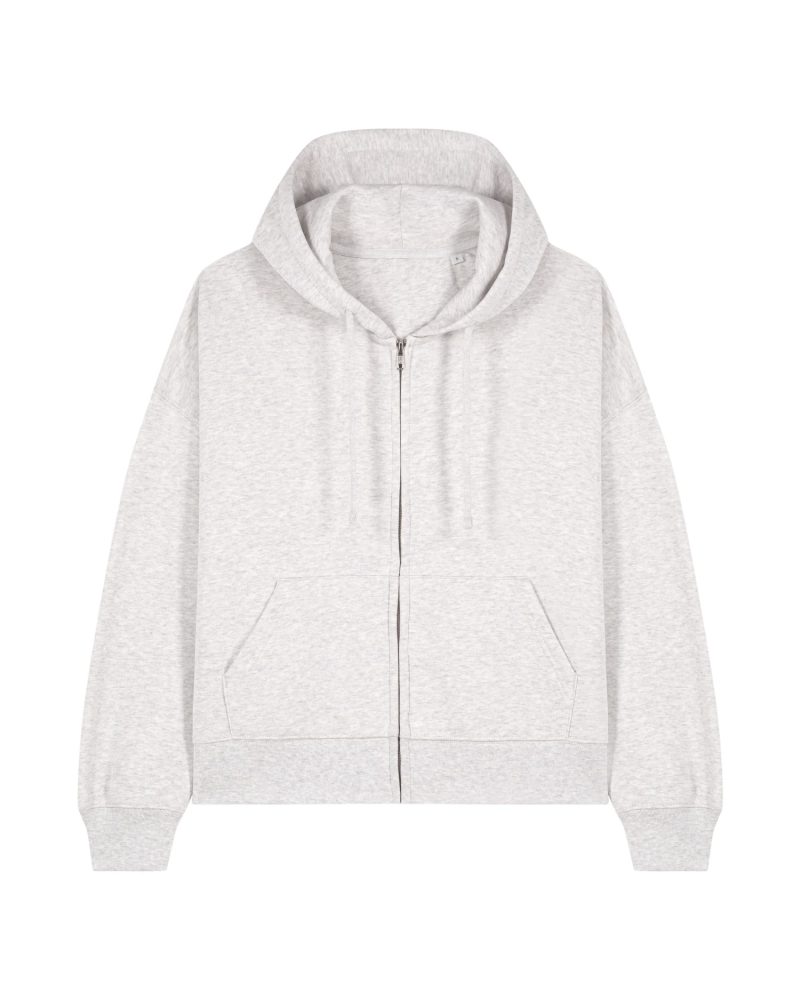 Sudadera con cremallera Ida Stanley Stella - Cool Heather Grey